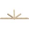 Ekena Millwork Kennewick Rough Sawn Timber Gable Bracket, Douglas Fir, 108"W x 49"H x 4"D x 4"F, 11/12 Pitch GBW108X49X0404KEN00RDF - alternate 2
